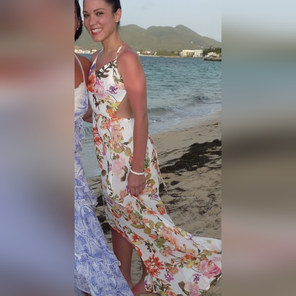 Hommage from Los Angeles summer dress, small, flowers. - Picture 9 of 13